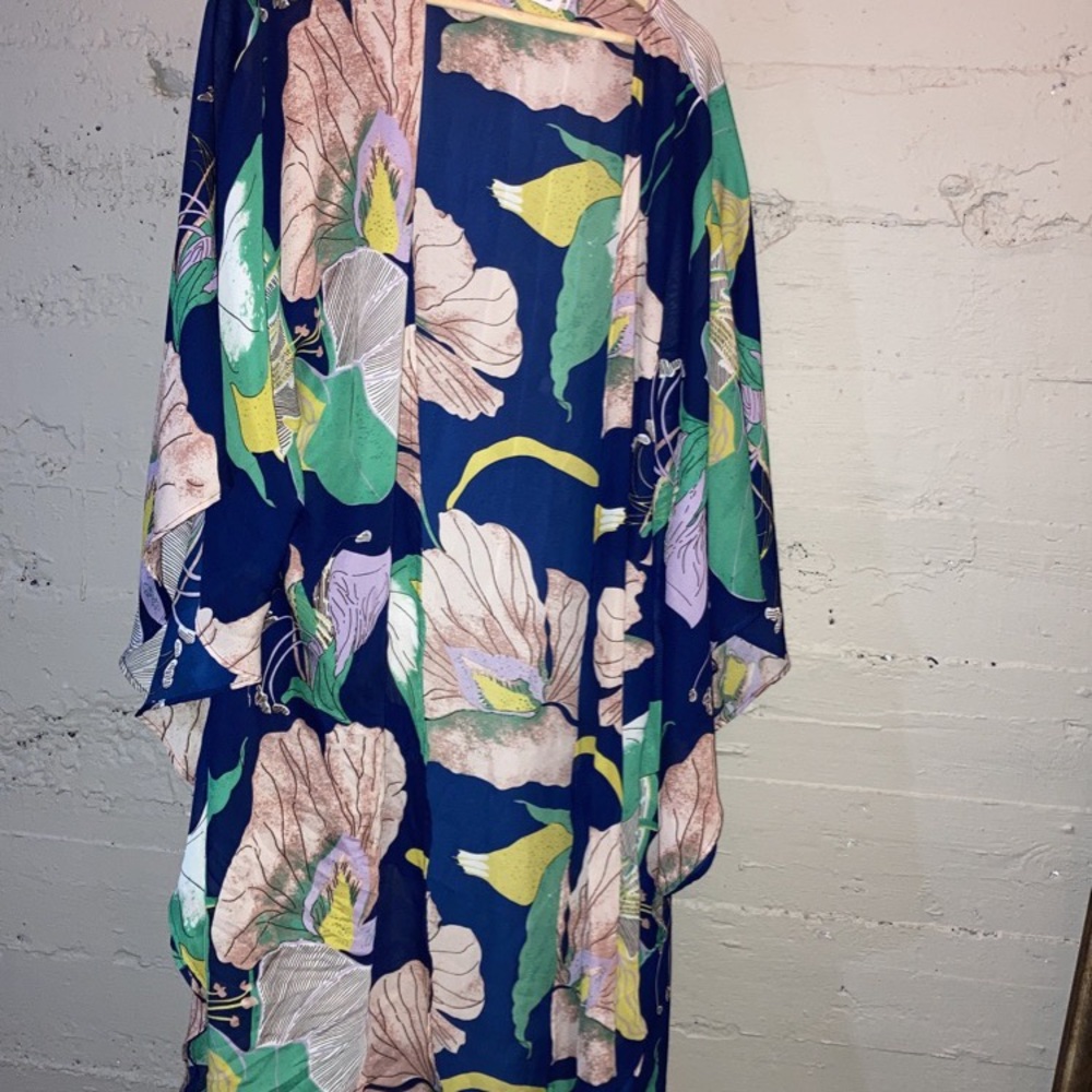 Kimono Style Cardigan Floral